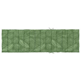 Sun Lounger Cushion Leaf Pattern Oxford Fabric - 45-Degree Angle