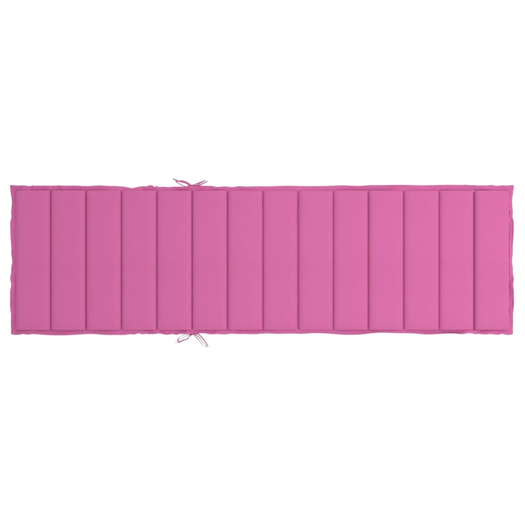 Sun Lounger Cushion Pink Oxford Fabric