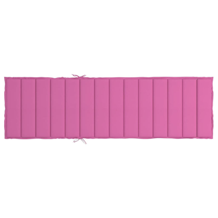 Sun Lounger Cushion Pink Oxford Fabric