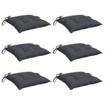 Chair Cushions 6 pcs Anthracite 40x40x7 cm Oxford Fabric