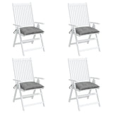 Chair Cushions 4 pcs Grey 40x40x7 cm Oxford Fabric