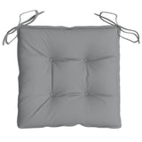 Chair Cushions 4 pcs Grey 40x40x7 cm Oxford Fabric