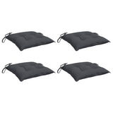 Chair Cushions 4 pcs Anthracite 50x50x7 cm Oxford Fabric - Side View