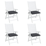 Chair Cushions 4 pcs Anthracite 50x50x7 cm Oxford Fabric