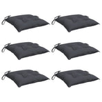 Chair Cushions 6 pcs Anthracite 50x50x7 cm Oxford Fabric
