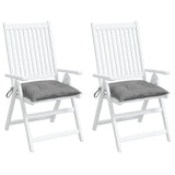 Chair Cushions 2 pcs Grey 50x50x7 cm Oxford Fabric