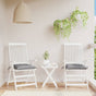 Chair Cushions 2 pcs Grey 50x50x7 cm Oxford Fabric