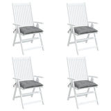 Chair Cushions 4 pcs Grey 50x50x7 cm Oxford Fabric