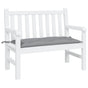 Garden Bench Cushion Grey 100x50x7 cm Oxford Fabric