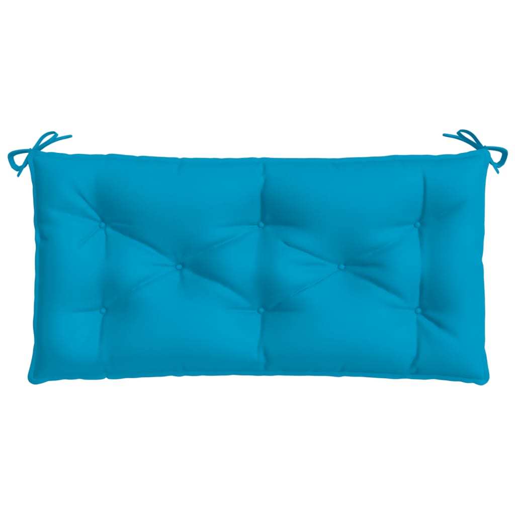 Garden Bench Cushion Light Blue 100x50x7cm Oxford Fabric