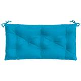 Garden Bench Cushion Light Blue 100x50x7cm Oxford Fabric