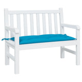 Garden Bench Cushion Light Blue 100x50x7cm Oxford Fabric