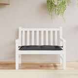 Garden Bench Cushion Black 100x50x7 cm Oxford Fabric - Side View