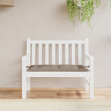 Garden Bench Cushion Taupe 100x50x7 cm Oxford Fabric - Side View