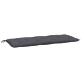 Garden Bench Cushion Anthracite 120x50x7 cm Oxford Fabric - Front View