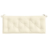 Garden Bench Cushion Cream 120x50x7 cm Oxford Fabric