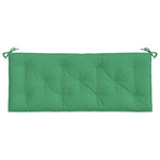 Garden Bench Cushion Green 120x50x7cm Oxford Fabric