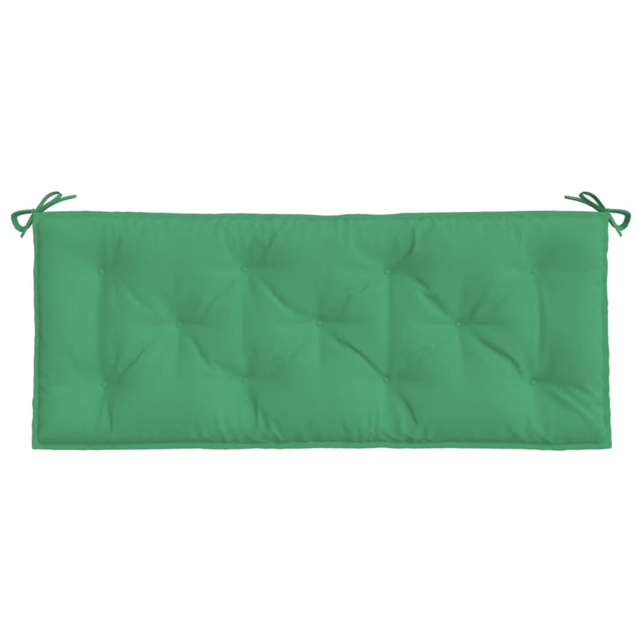 Garden Bench Cushion Green 120x50x7cm Oxford Fabric