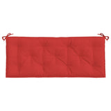 Garden Bench Cushion Red 120x50x7cm Oxford Fabric