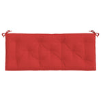Garden Bench Cushion Red 120x50x7cm Oxford Fabric