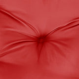 Garden Bench Cushion Red 120x50x7cm Oxford Fabric - 45-Degree Angle