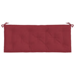 Garden Bench Cushion Wine Red 120x50x7cm Oxford Fabric