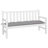 Garden Bench Cushion Grey 150x50x7 cm Oxford Fabric