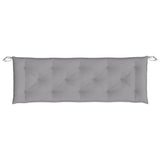 Garden Bench Cushion Grey 150x50x7 cm Oxford Fabric