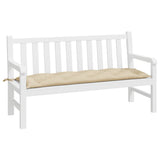 Garden Bench Cushion Beige 150x50x7 cm Oxford Fabric