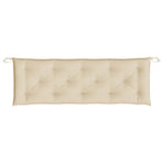 Garden Bench Cushion Beige 150x50x7 cm Oxford Fabric