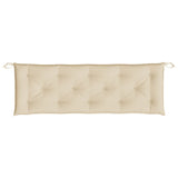 Garden Bench Cushion Beige 150x50x7 cm Oxford Fabric - Top-Down View