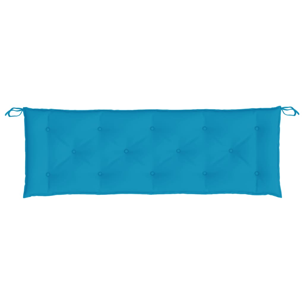 Garden Bench Cushion Light Blue 150x50x7 cm Oxford Fabric