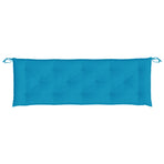 Garden Bench Cushion Light Blue 150x50x7 cm Oxford Fabric