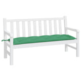 Garden Bench Cushion Green 150x50x7 cm Oxford Fabric - Side View
