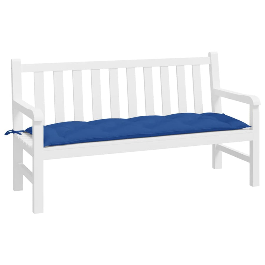 Garden Bench Cushion Royal Blue 150x50x7 cm Oxford Fabric