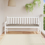 Garden Bench Cushion Taupe 180x50x7 cm Oxford Fabric