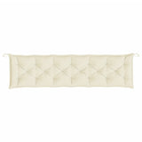 Garden Bench Cushion Cream 200x50x7 cm Oxford Fabric