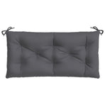 Garden Bench Cushions 2 pcs Anthracite 100x50x7 cm Oxford Fabric