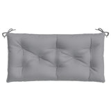 Garden Bench Cushions 2pcs Grey 100x50x7 cm Oxford Fabric