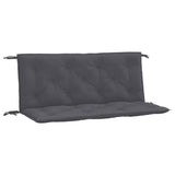 Garden Bench Cushions 2pcs Anthracite 120x50x7cm Oxford Fabric - Front View