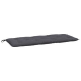 Garden Bench Cushions 2pcs Anthracite 120x50x7cm Oxford Fabric - Top-Down View