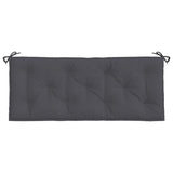 Garden Bench Cushions 2pcs Anthracite 120x50x7cm Oxford Fabric