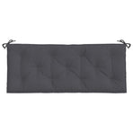 Garden Bench Cushions 2pcs Anthracite 120x50x7cm Oxford Fabric
