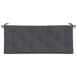 Garden Bench Cushions 2pcs Anthracite 120x50x7cm Oxford Fabric - 45-Degree Angle