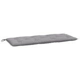 Garden Bench Cushions 2pcs Grey 120x50x7cm Oxford Fabric - Top-Down View