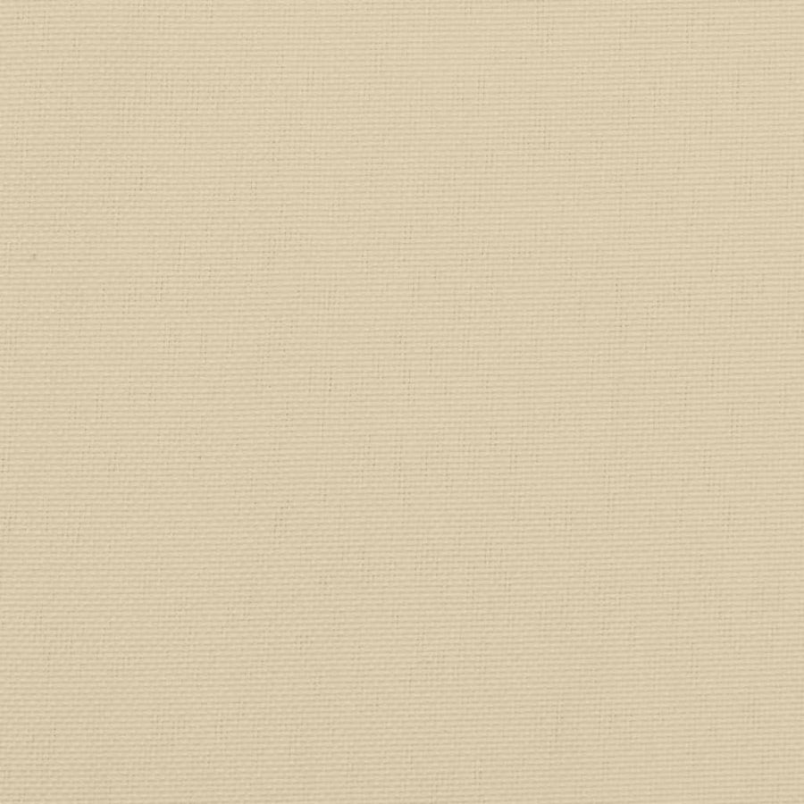 Garden Bench Cushions 2 pcs Beige 120x50x7 cm Oxford Fabric