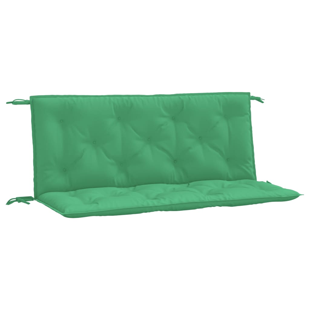 Garden Bench Cushions 2pcs Green 120x50x7cm Oxford Fabric