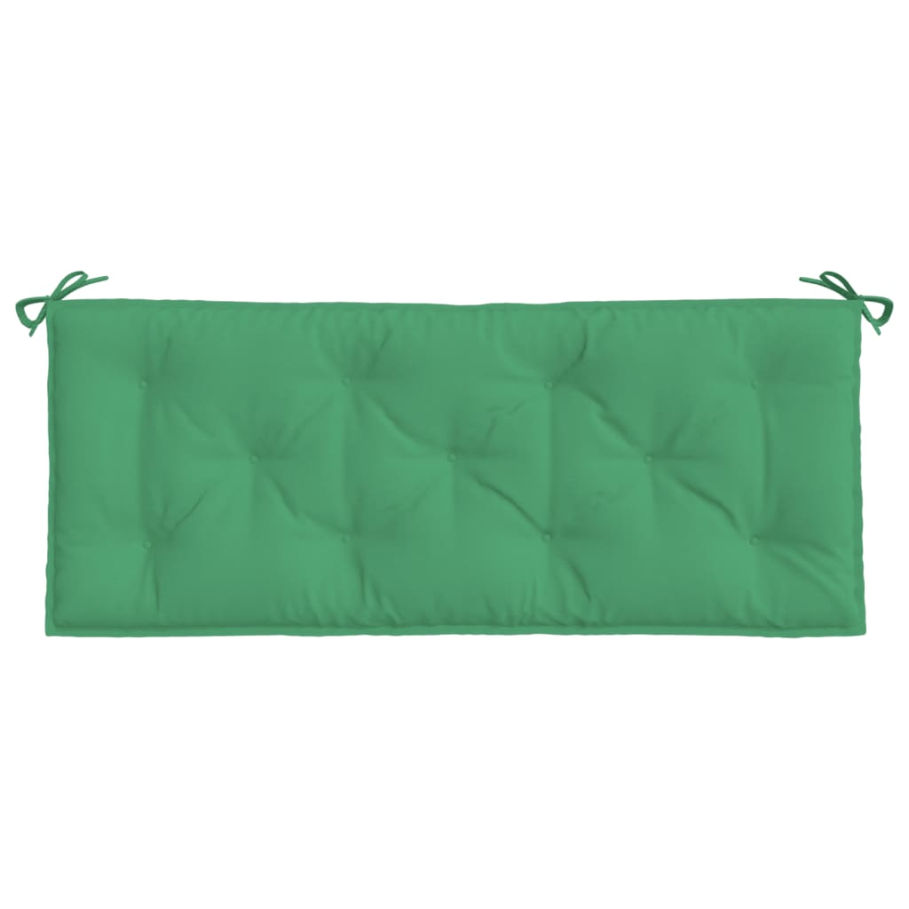 Garden Bench Cushions 2pcs Green 120x50x7cm Oxford Fabric