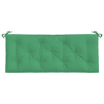 Garden Bench Cushions 2pcs Green 120x50x7cm Oxford Fabric