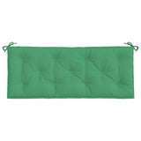 Garden Bench Cushions 2pcs Green 120x50x7cm Oxford Fabric - 45-Degree Angle